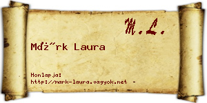 Márk Laura névjegykártya